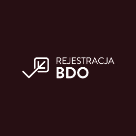 Rejestracja BDO logo czarno białe