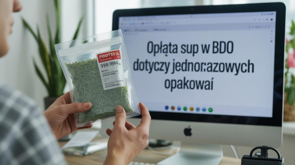Opata SUP w BDO dotyczy jednorazowych opakowan