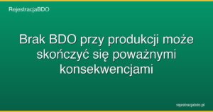 brak bdo produkcja konsekwencje featured