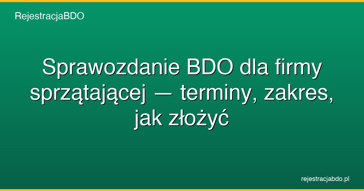 sprawozdanie bdo firma sprzatajaaca featured