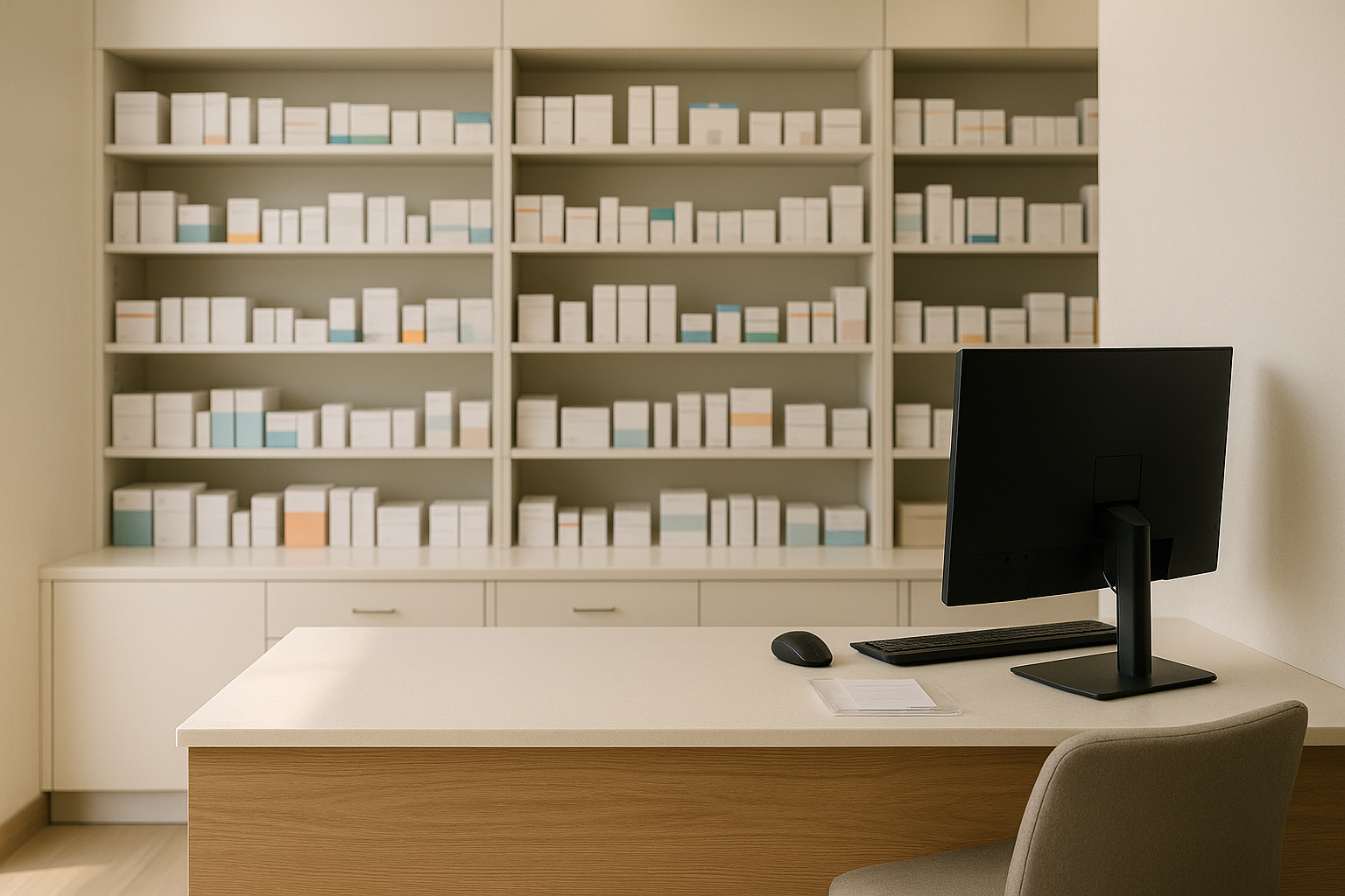 BDO dla apteki — obowiązki farmaceuty, wnętrze apteki